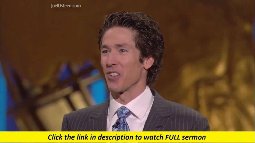 Joel Osteen — Be Good To People