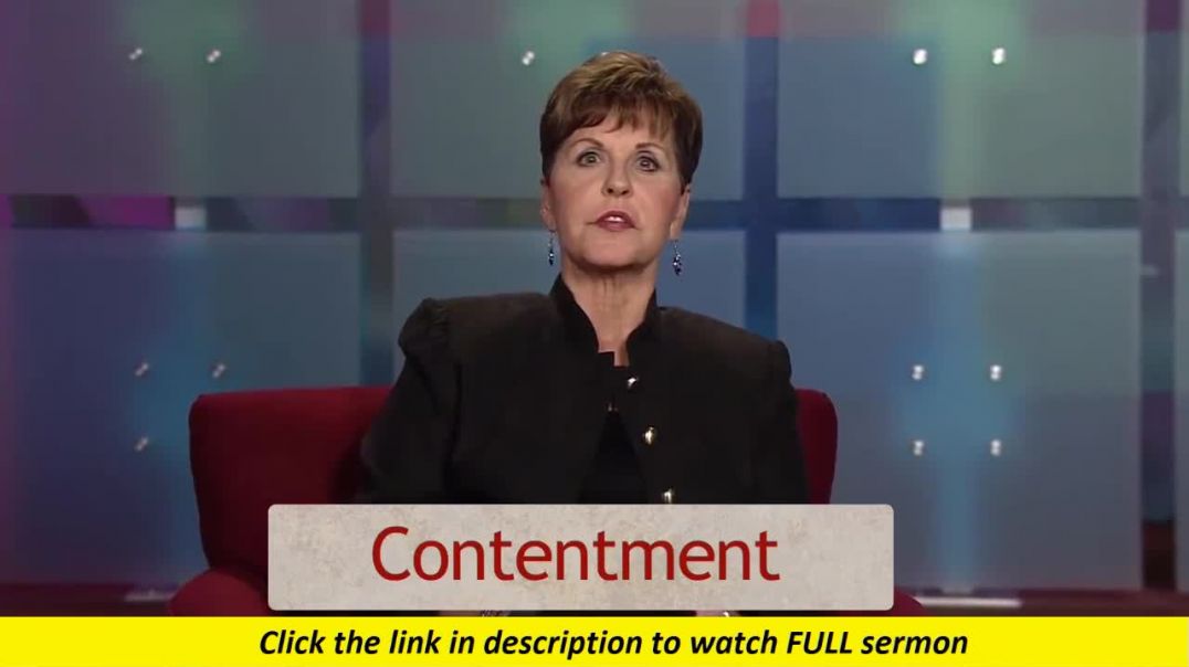 Joyce Meyer — The Power of Contentment