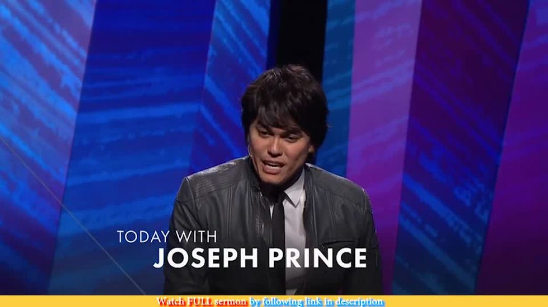 Joseph Prince — Receive All That God Is Supplying You Today